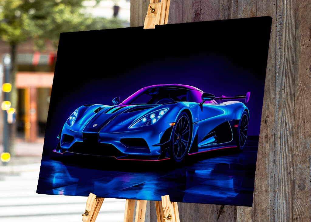 Koenigsegg Regera - Neon