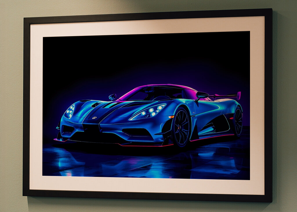 Koenigsegg Regera - Neon