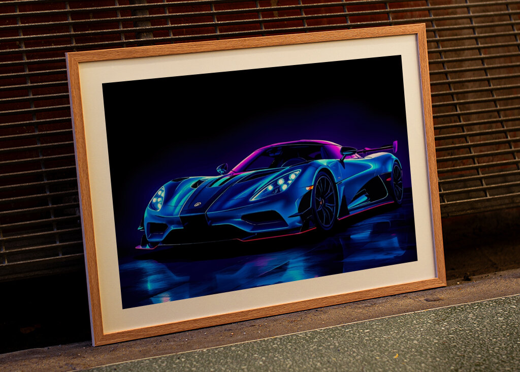 Koenigsegg Regera - Neon