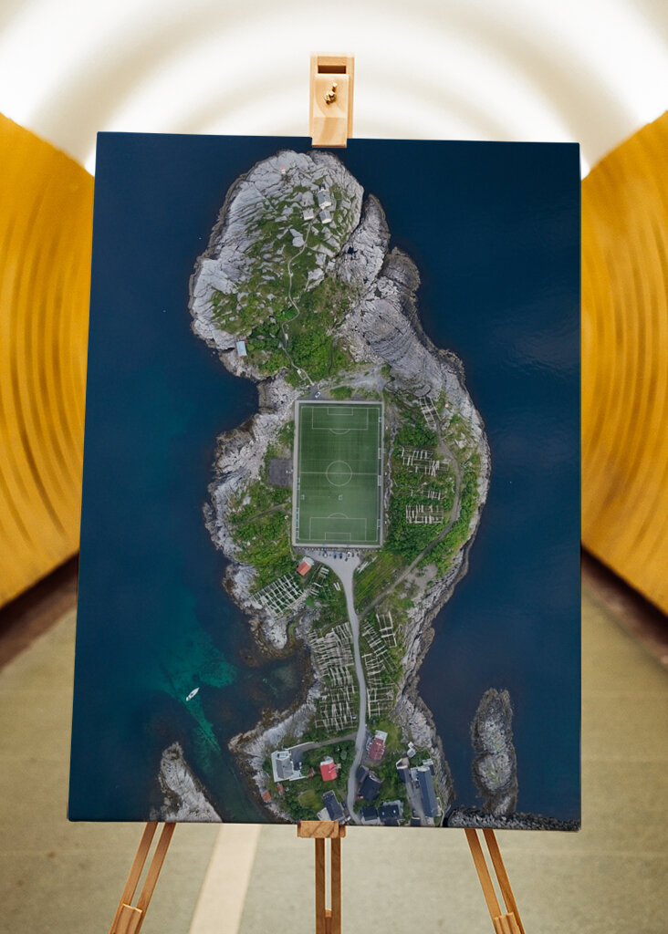 Fußballplatz, Henningsvær