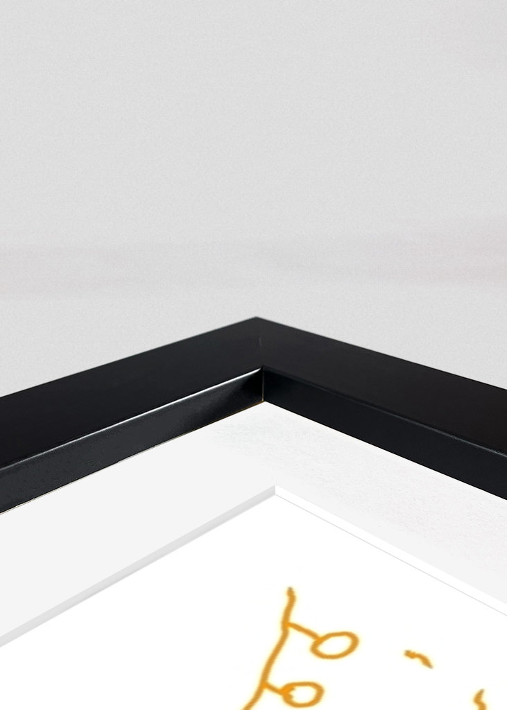 Palm trees on beach, in orange