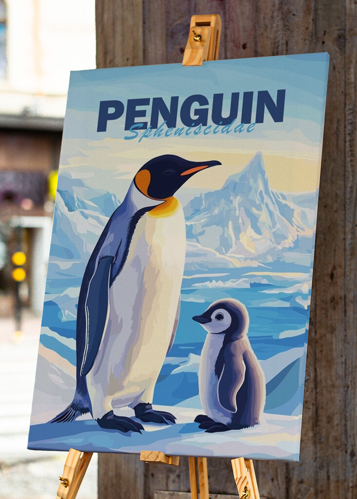 Penguin Family Minimalist