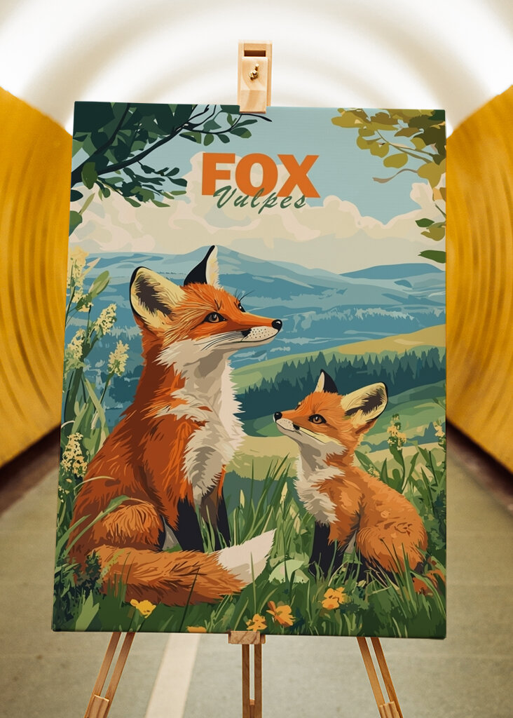 Fox Family Minimalist
