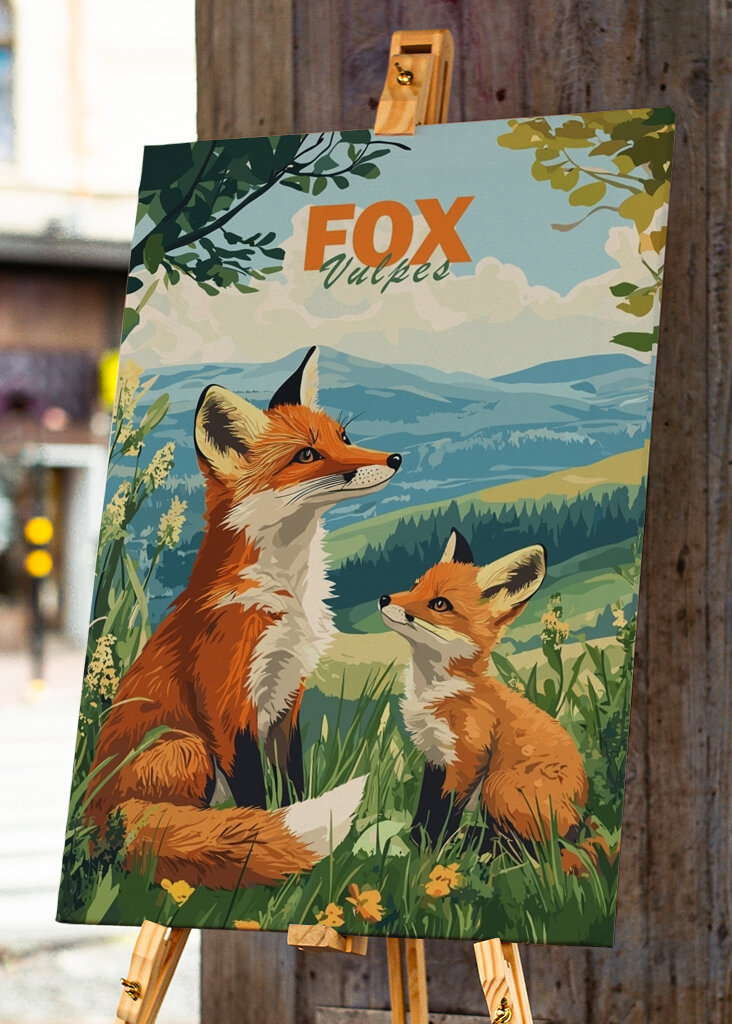 Fox Family Minimalist