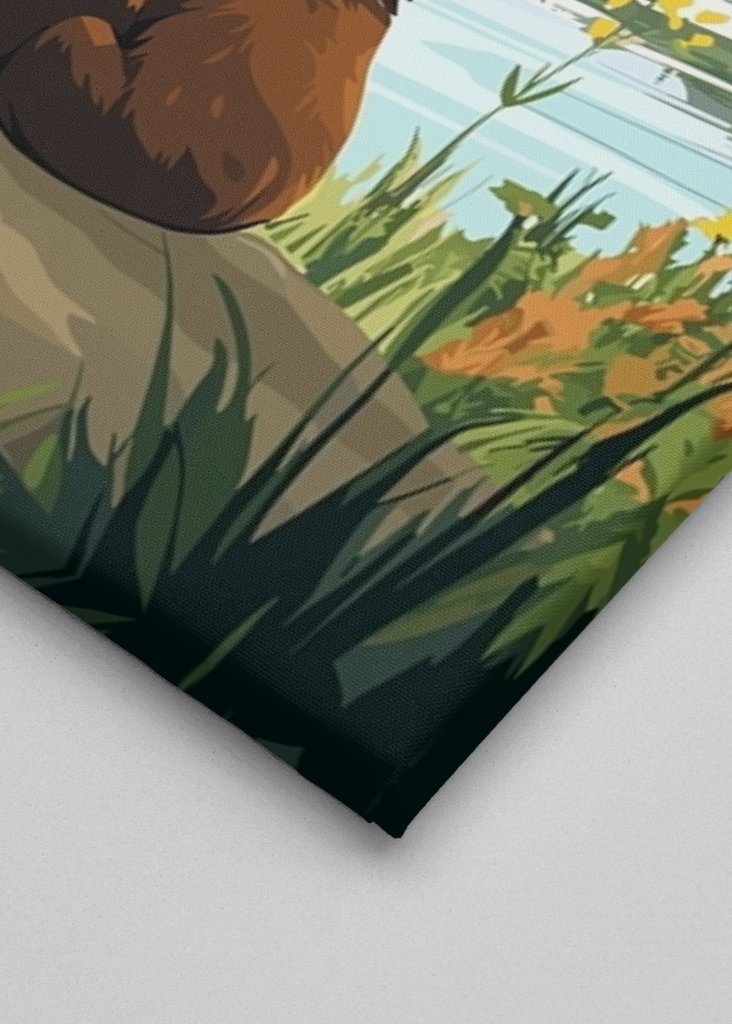 Bjørnefamilie Minimalistisk