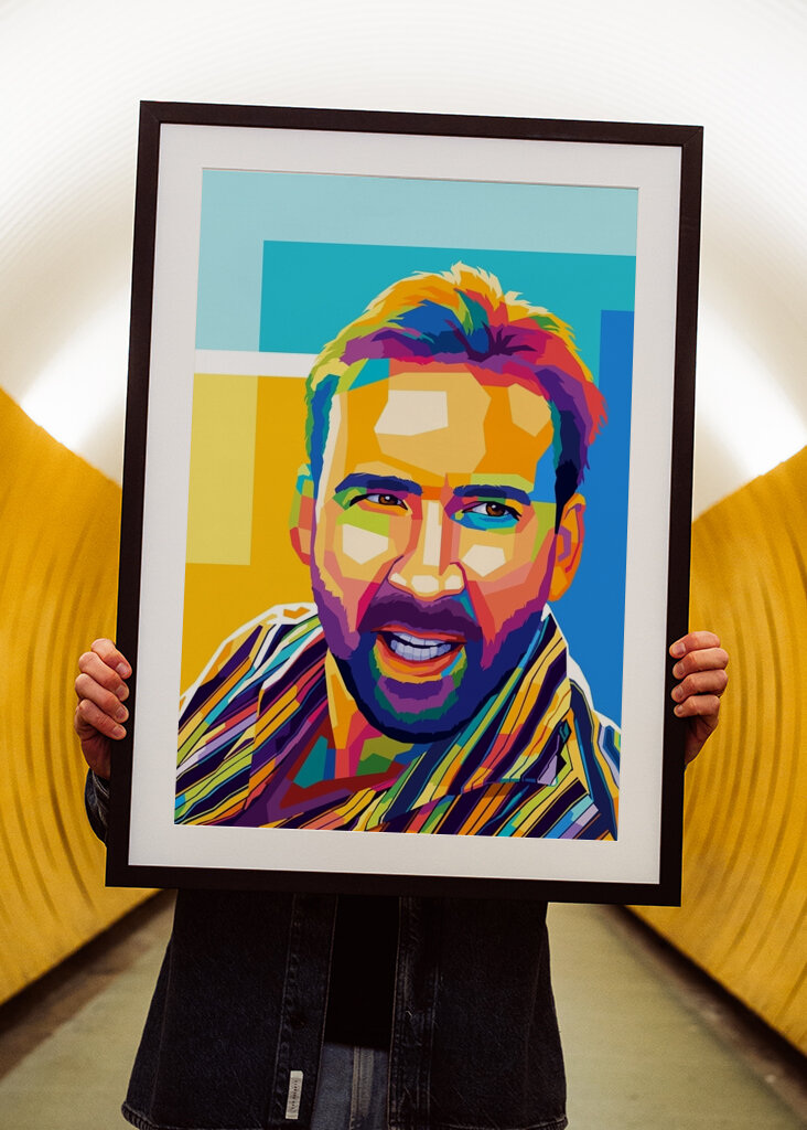 Nicolas Cage Meme Wpap -taide