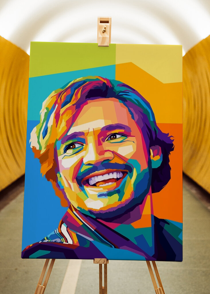 Pedro Pascal Meme Wpap Arte