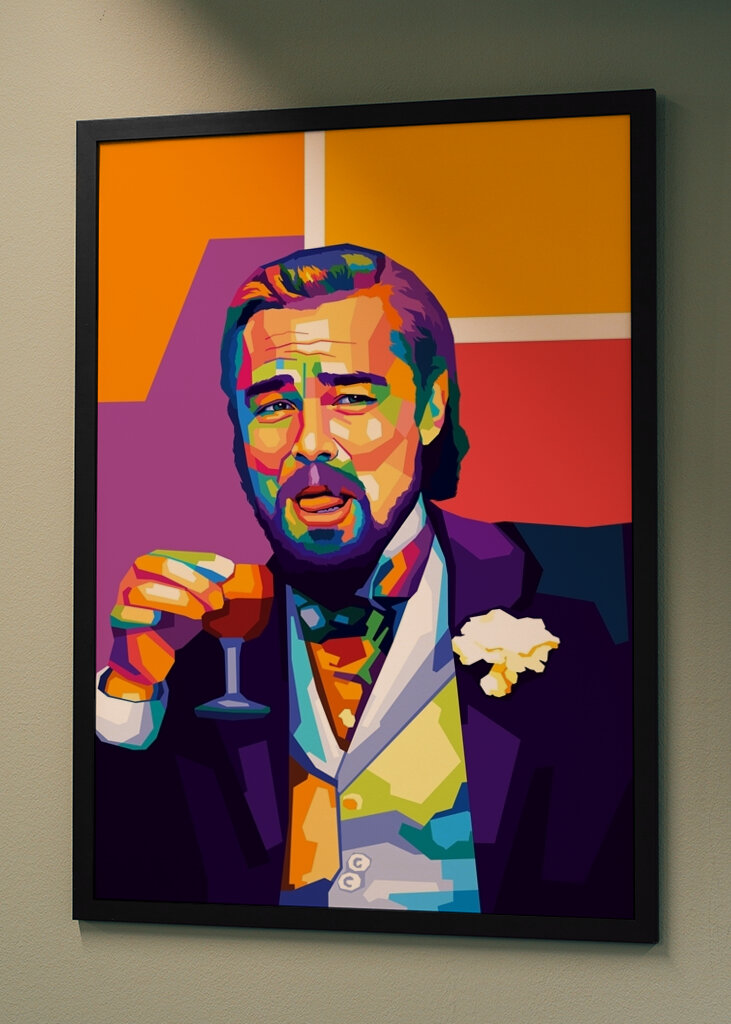 Launging Leo Meme Wpap Art