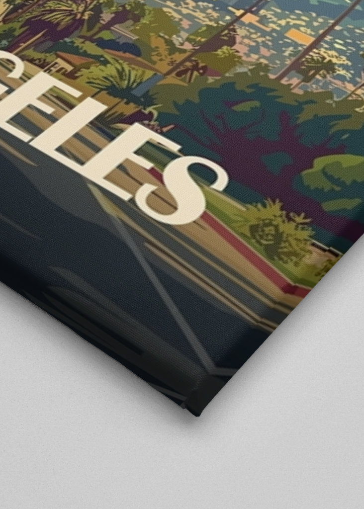 Los Angeles City Travel Poster