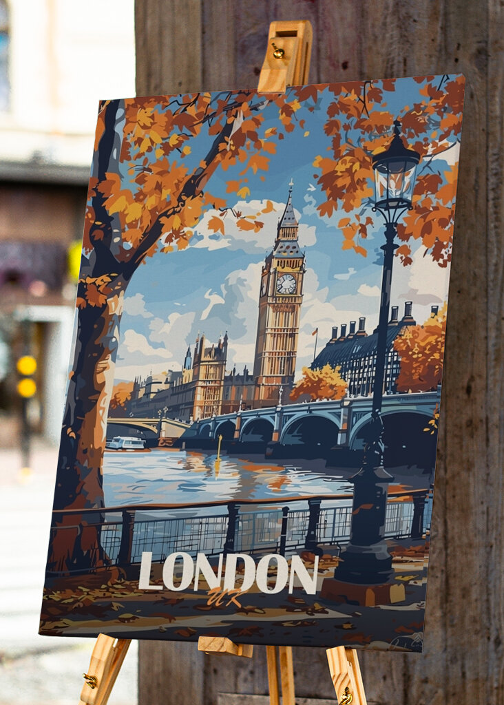 London City Travel Poster