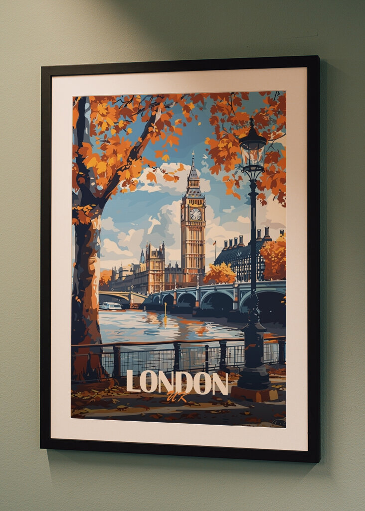 London City Travel Poster