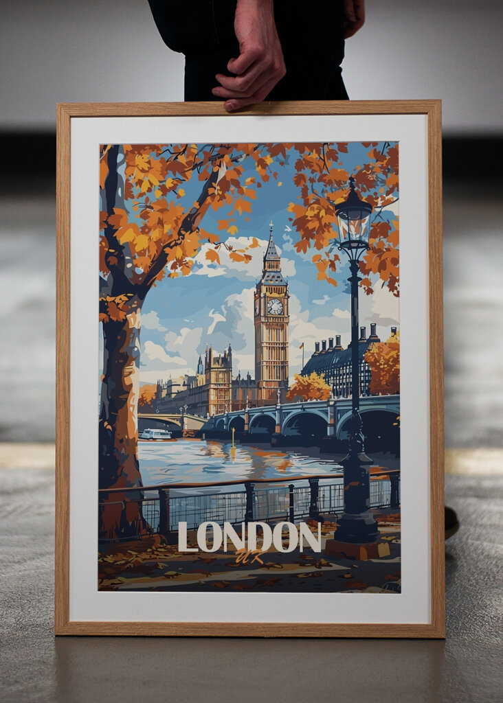 London City Travel Poster