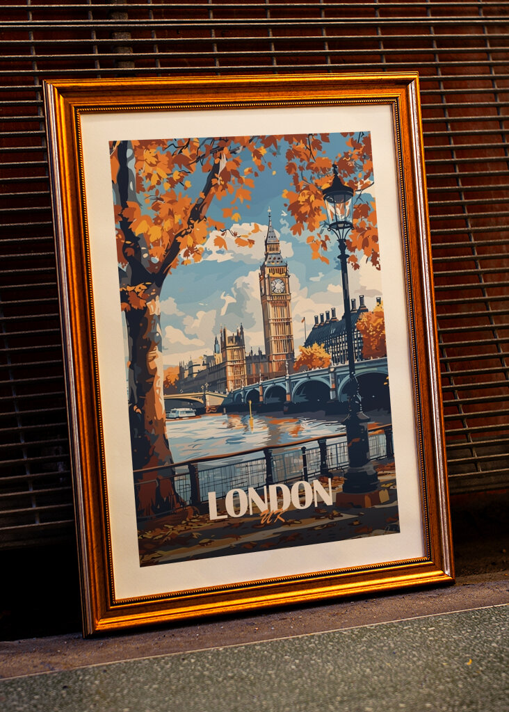 London City Travel Poster