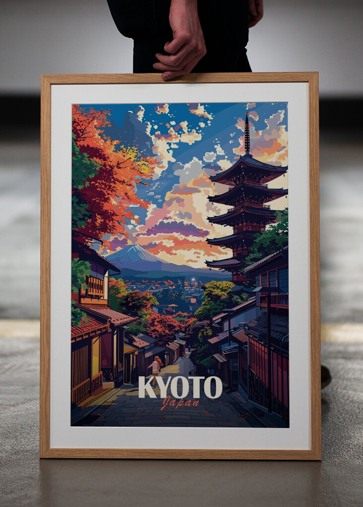 Kyoto City Travel Poster