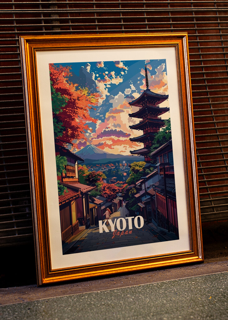 Kyoto City Travel Poster