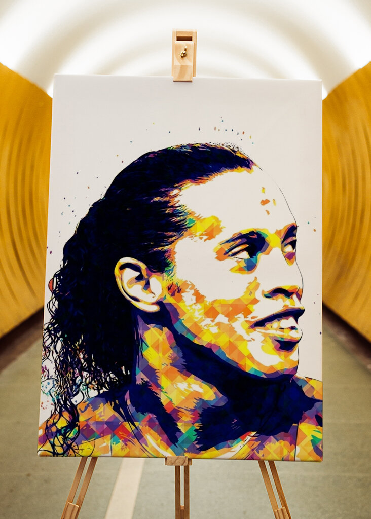 Ronaldinho - barcelona popart