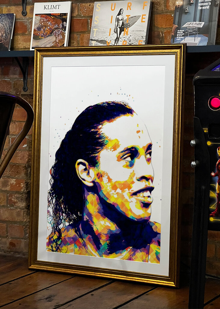 Ronaldinho - barcelona popart