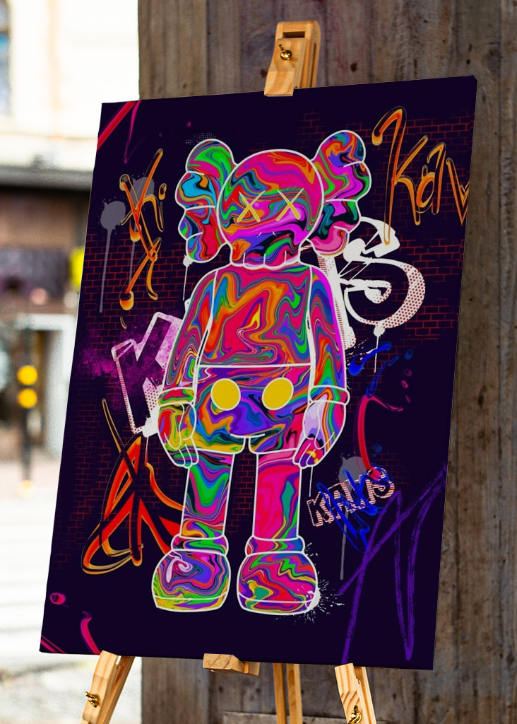 Kaws pop art