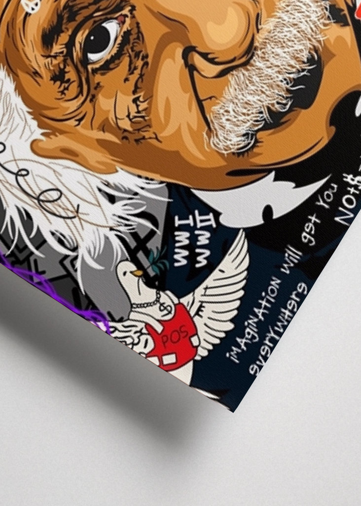 Einstein Pop Art Graffiti