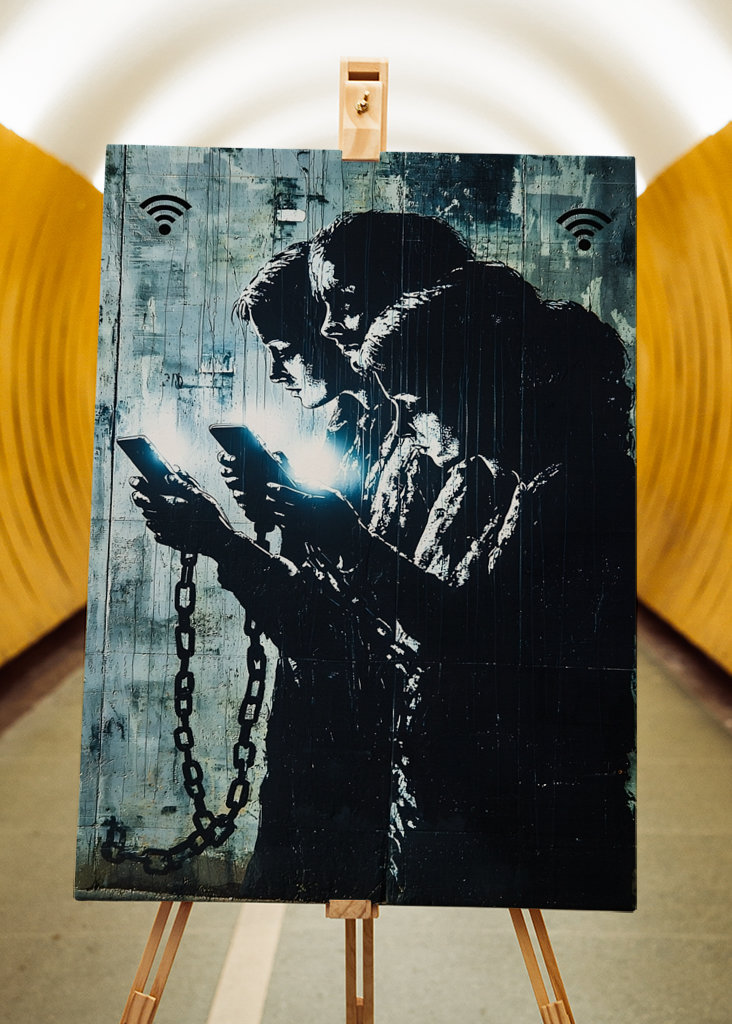 Esclaves numériques Banksy Art