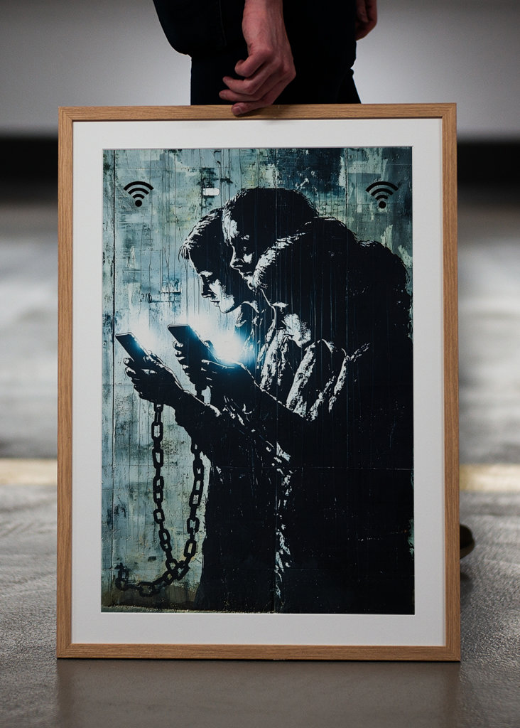 Esclaves numériques Banksy Art