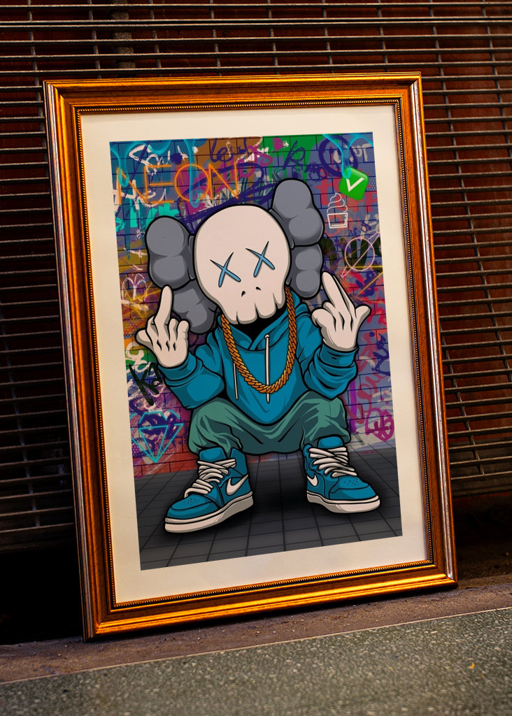 Rapper kaws
