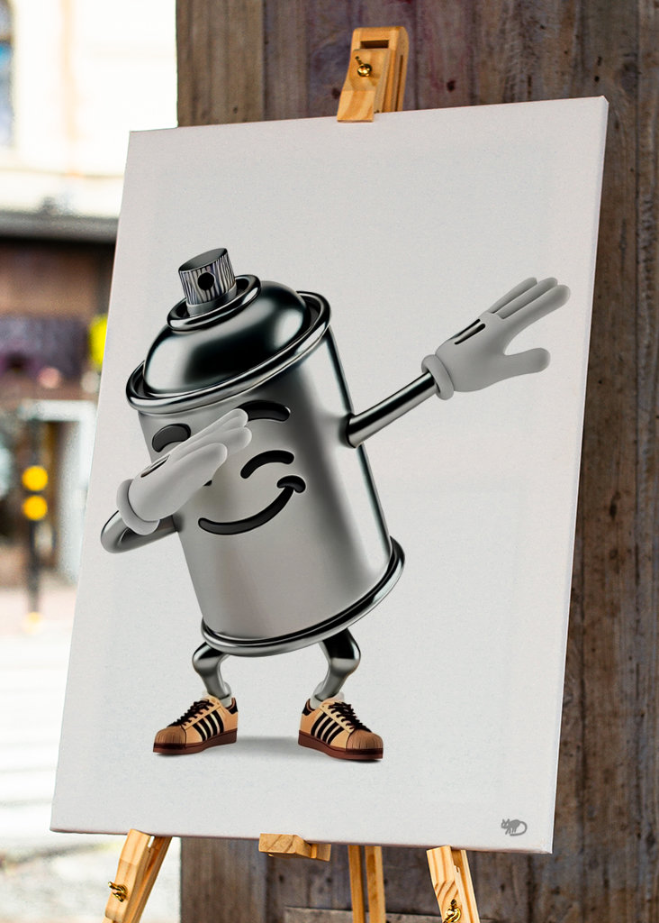 Spraycan dapping move