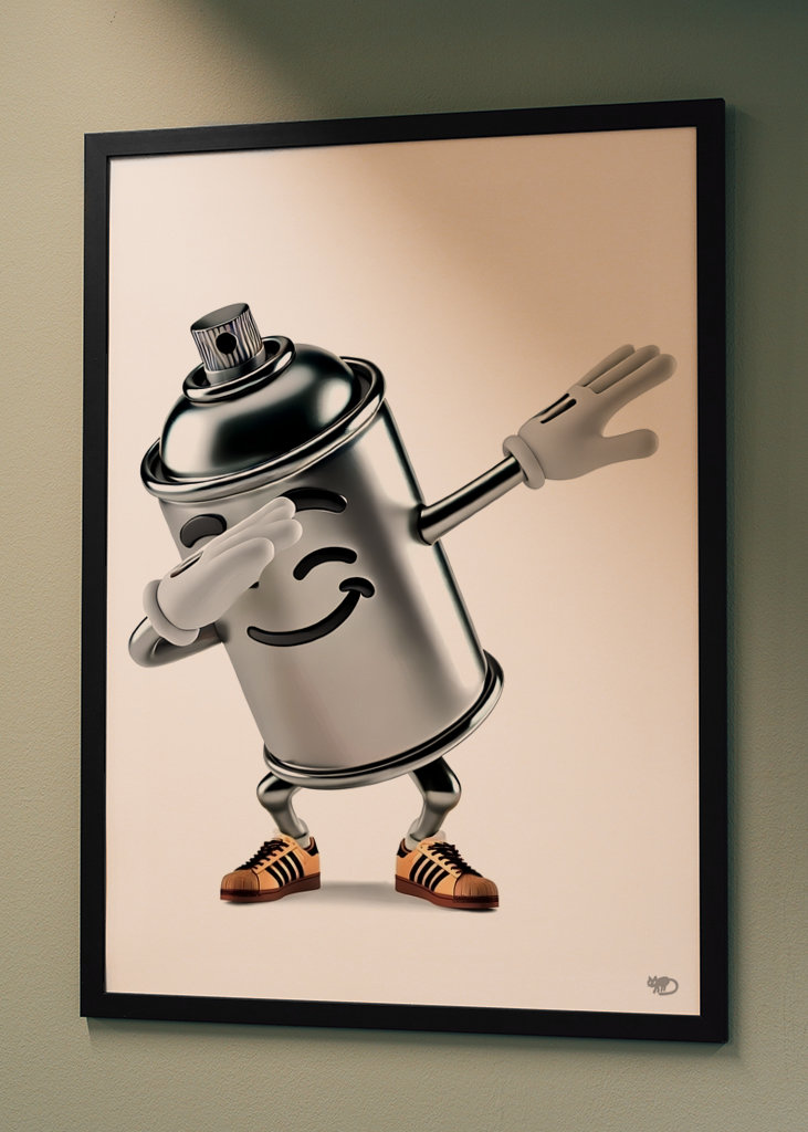 Spraycan dapping move