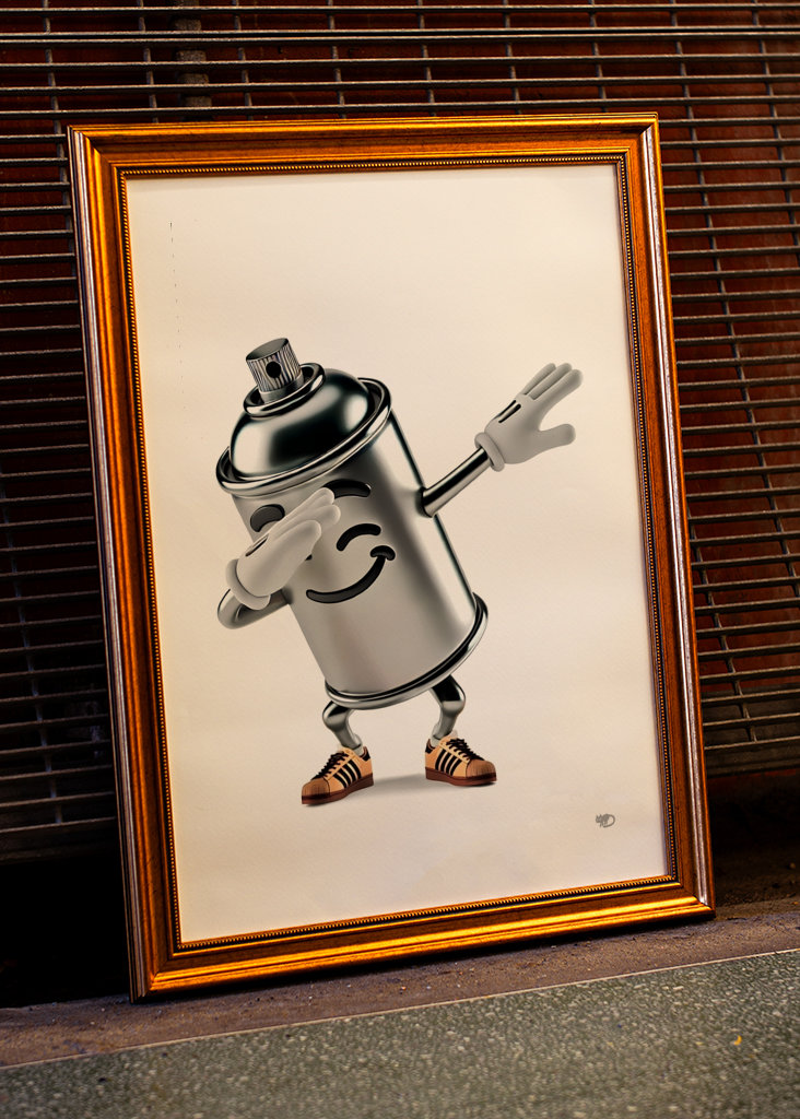 Spraycan dapping move