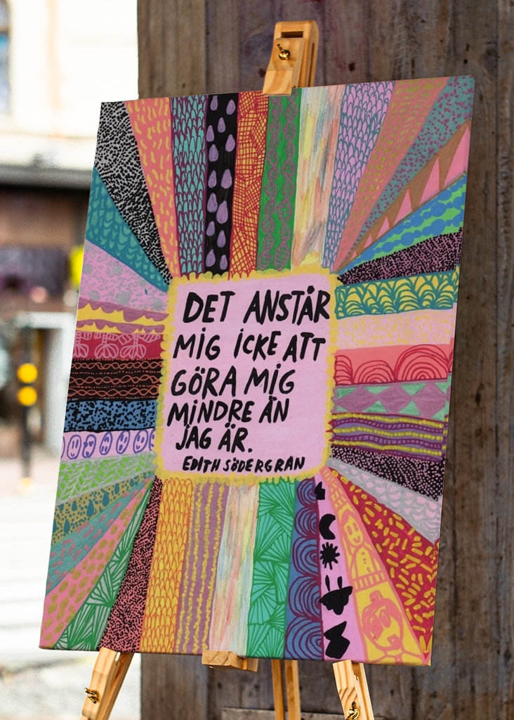 Ikke gjør meg mindre enn jeg er