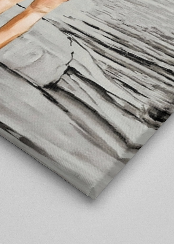 Mädchen mit Heißluftballons.