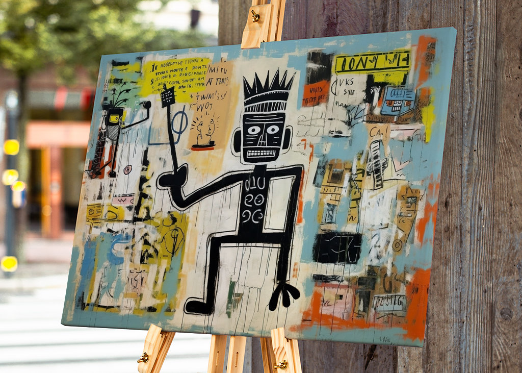 Graffiti gatekunst "Funky"