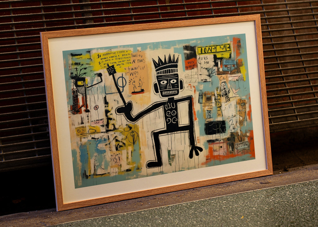 Graffiti gatekunst "Funky"