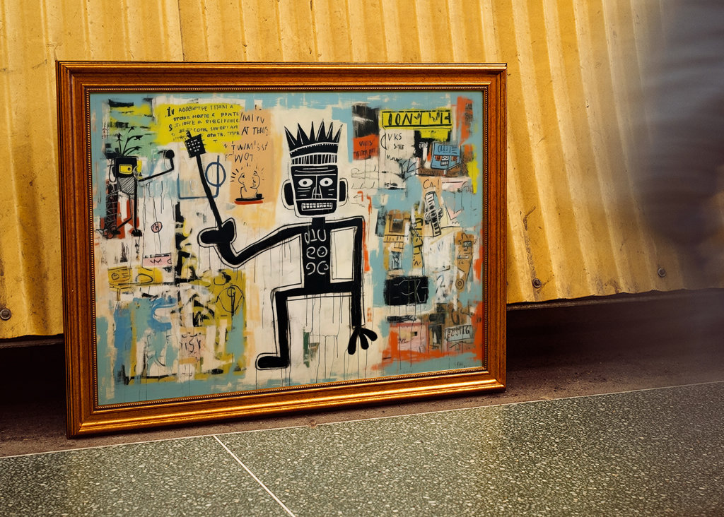 Graffiti gatekunst "Funky"