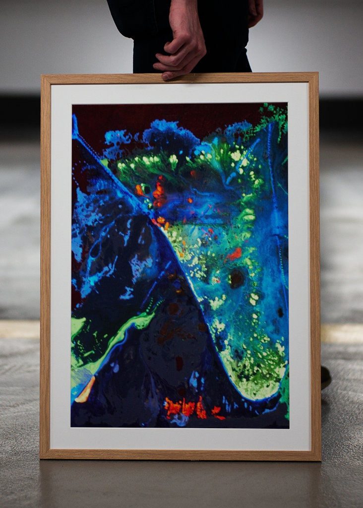 L’expérience, la lumière noire.