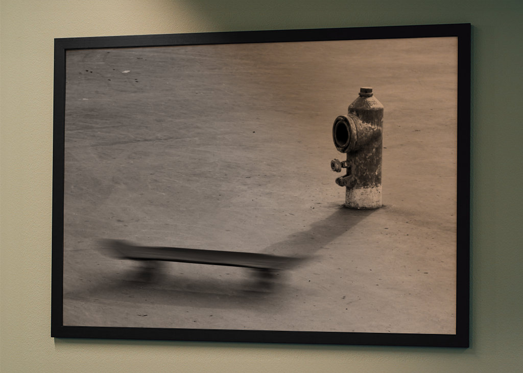 Ein Schlittschuh des Geistes