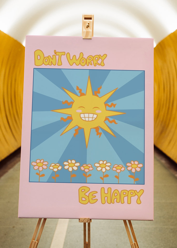 Mach dir keine Sorgen, sei glücklich