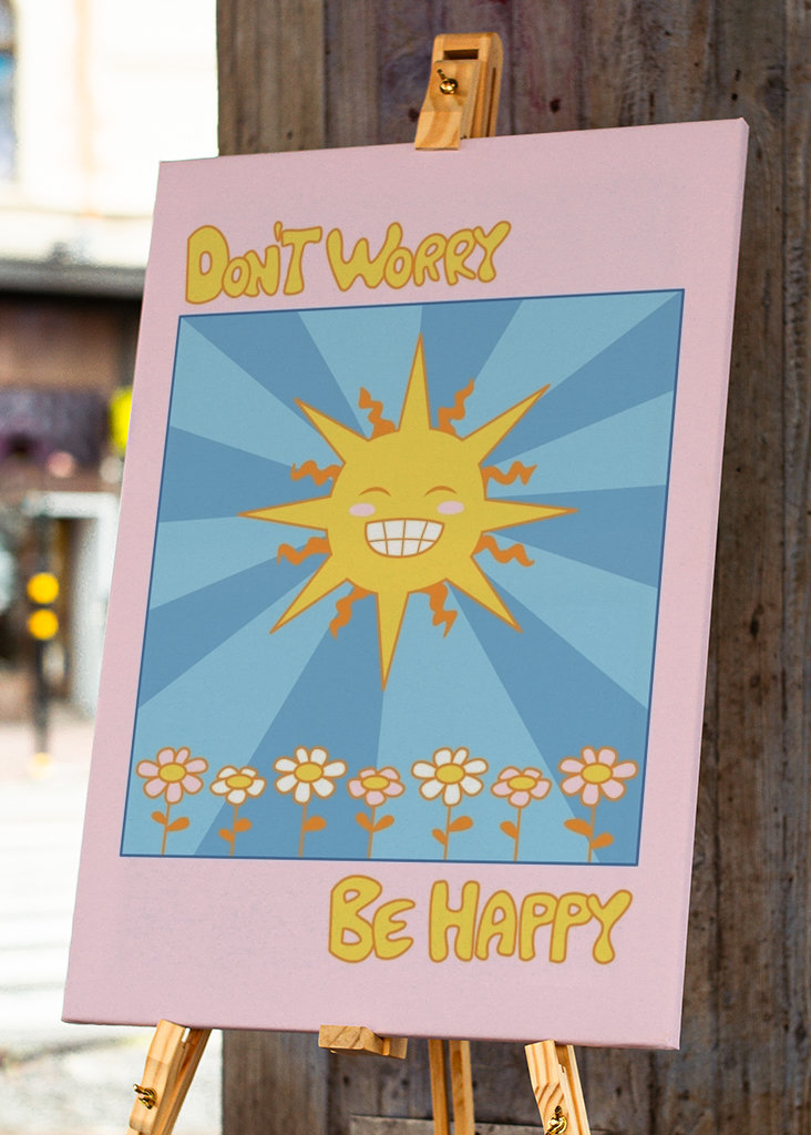 Mach dir keine Sorgen, sei glücklich