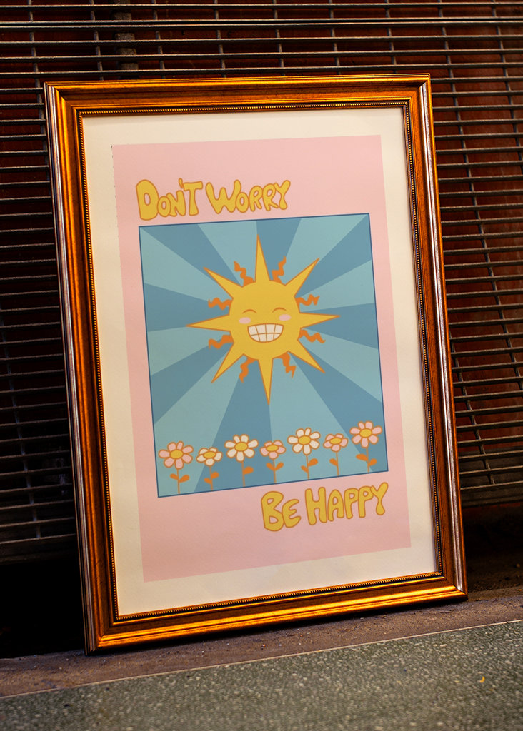 Mach dir keine Sorgen, sei glücklich