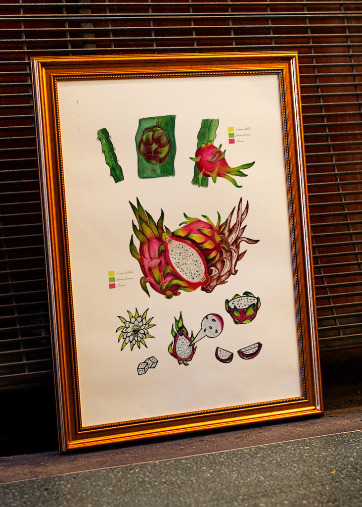 Botanické dračí ovoce