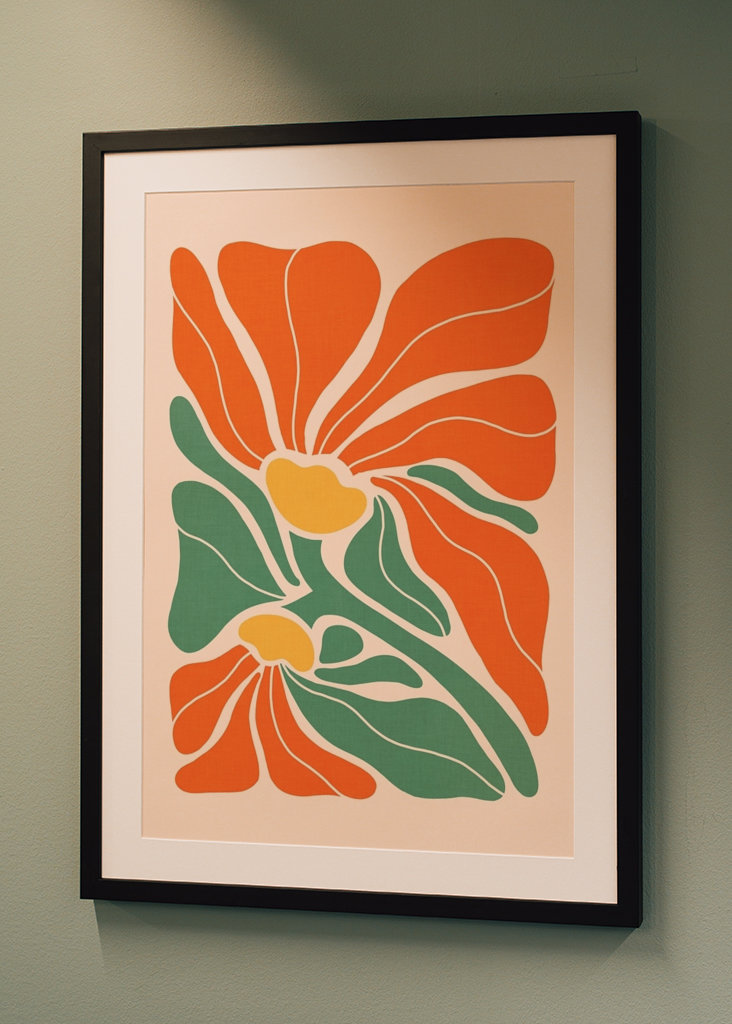 Moderní boho dekorační květinová 2/2 