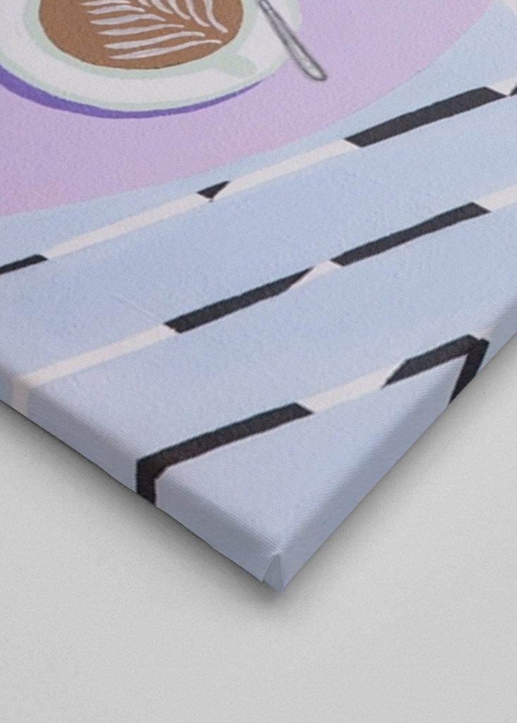 Verschütten Sie den Kaffee