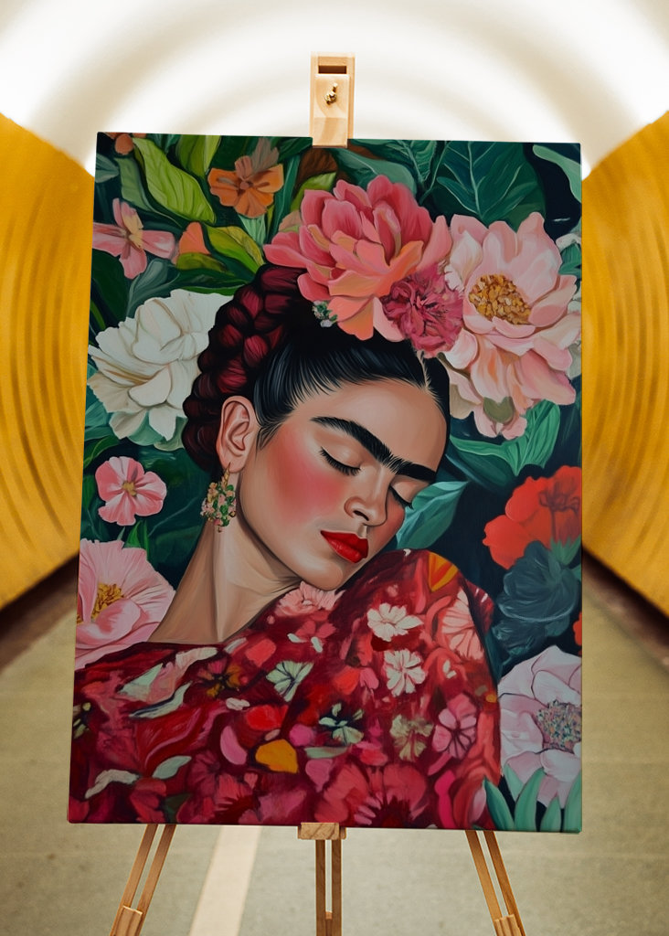  Rêve de fleur avec Frida Art