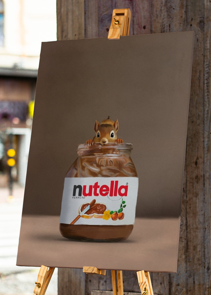 Nutty Nutella Squirrel