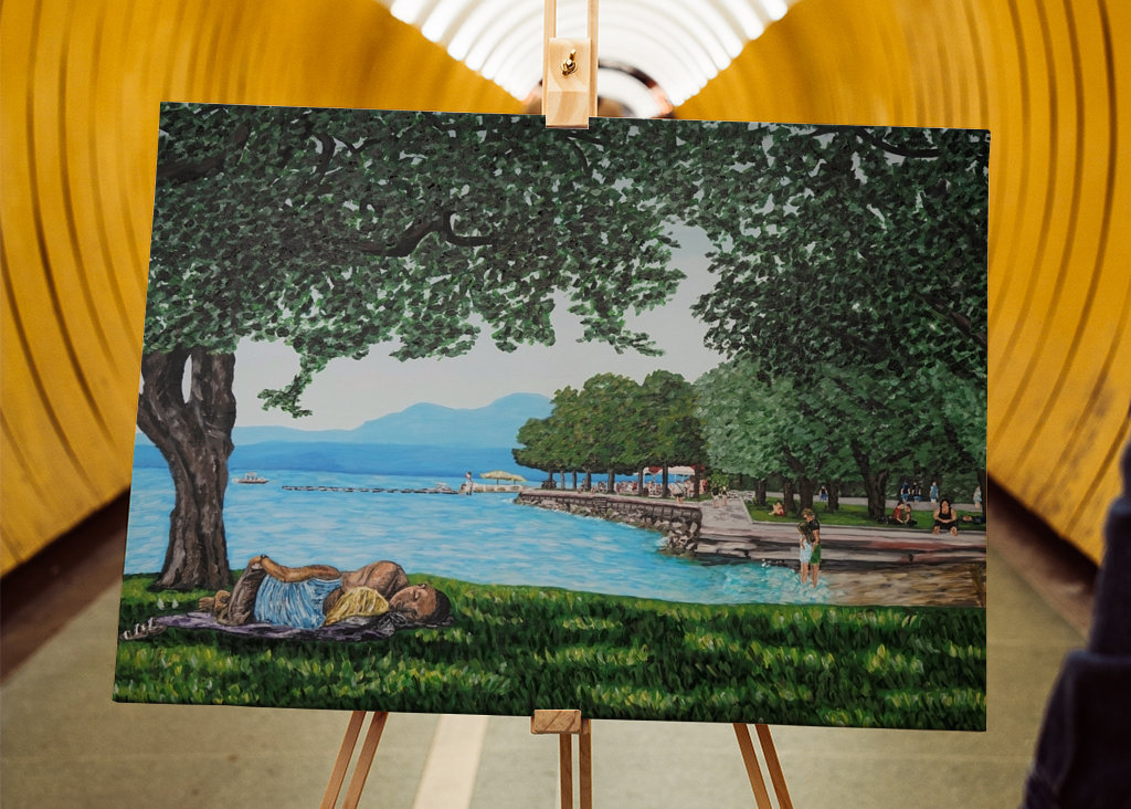 Afternoon break on Lake Garda 