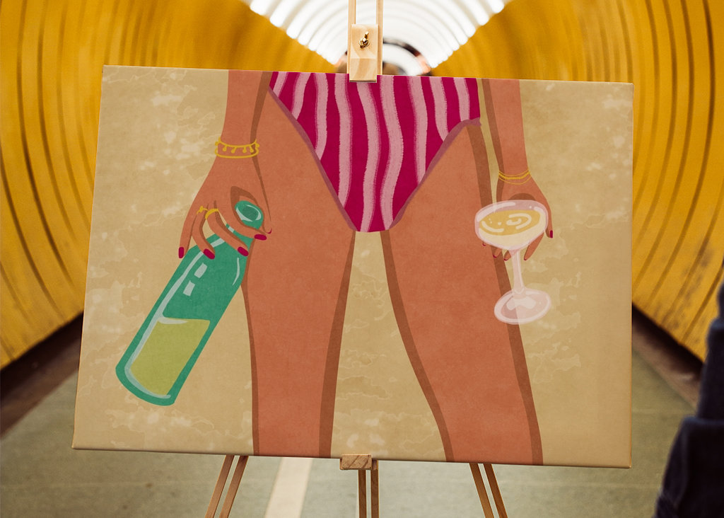 Vind me op het strand