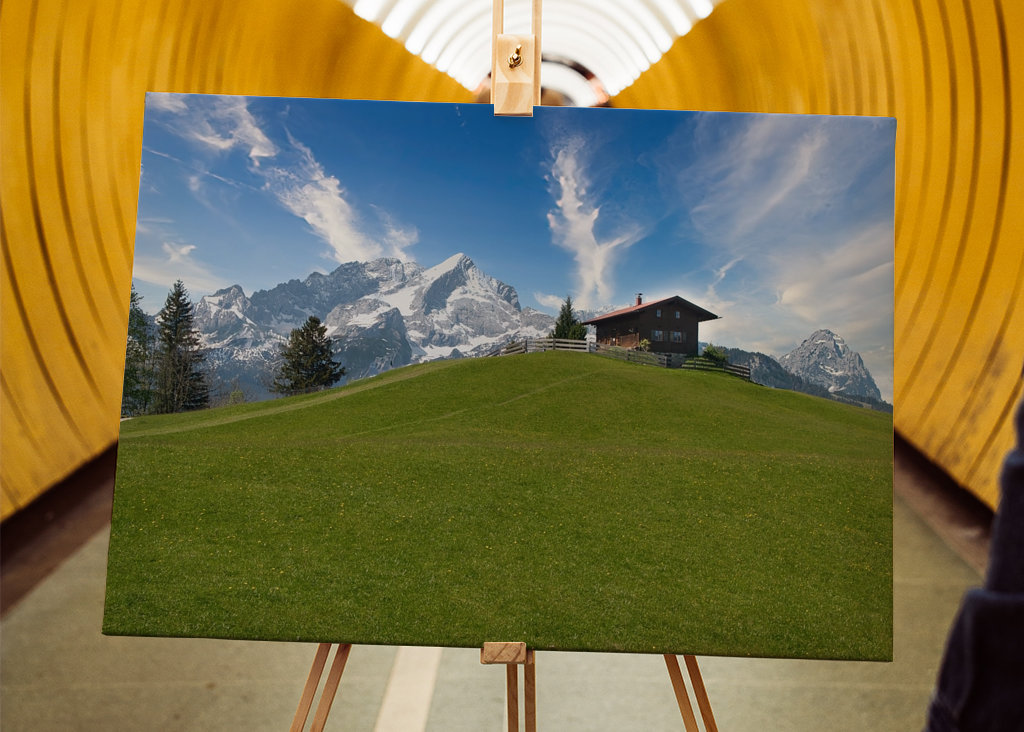 Romantische Berghütte