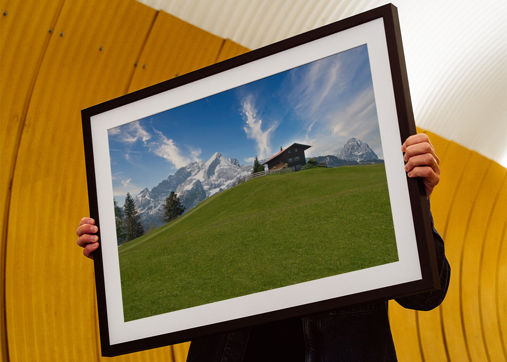 Romantische Berghütte