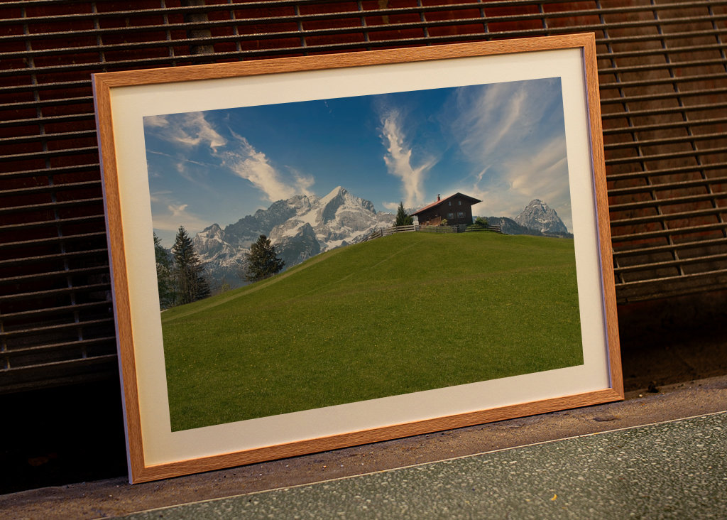 Romantische Berghütte