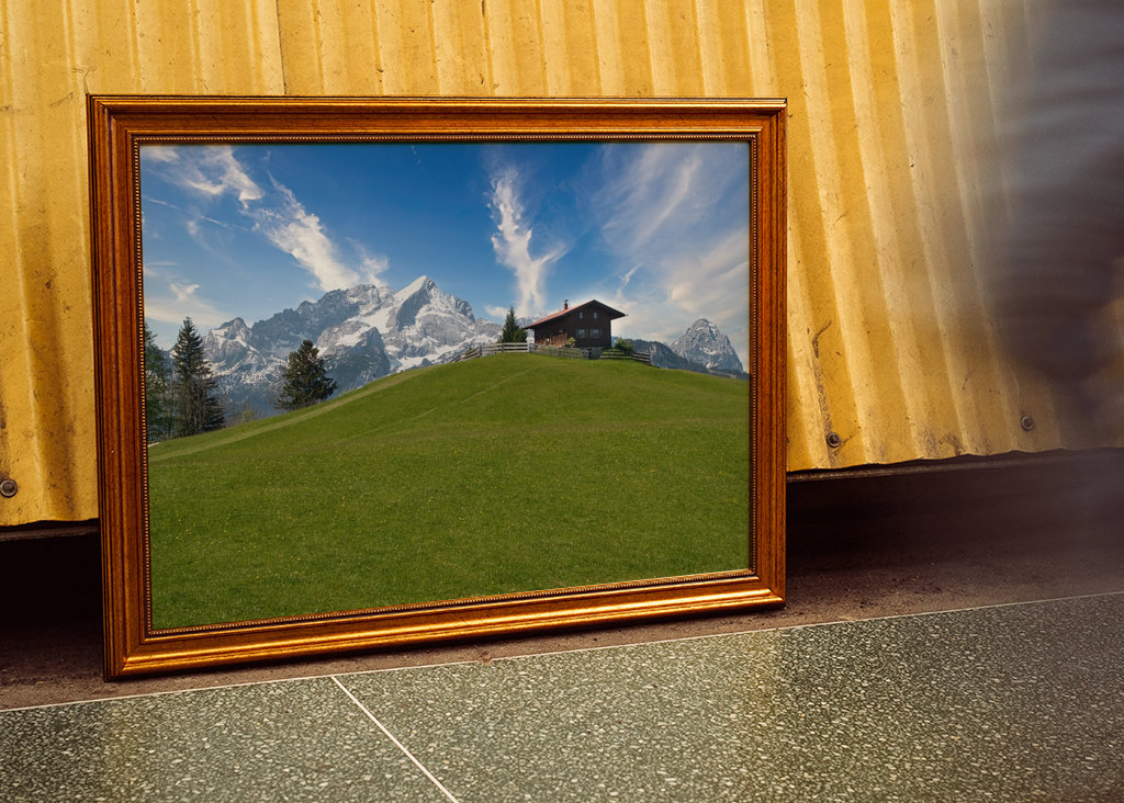 Romantische Berghütte